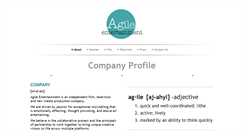 Desktop Screenshot of agileentertainment.com