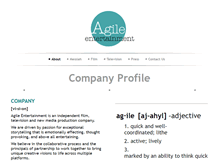 Tablet Screenshot of agileentertainment.com